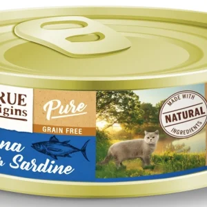 True Origins Pure - Patée Top Cat Adult Thon Sardine - 85g