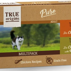 True Origins Pure - Patée Top Cat Multi viandes - 6X85g