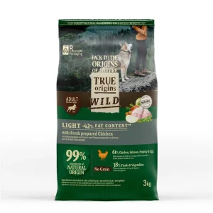 True Origins Wild - Croquettes Light au Poulet pour Chiens Adultes