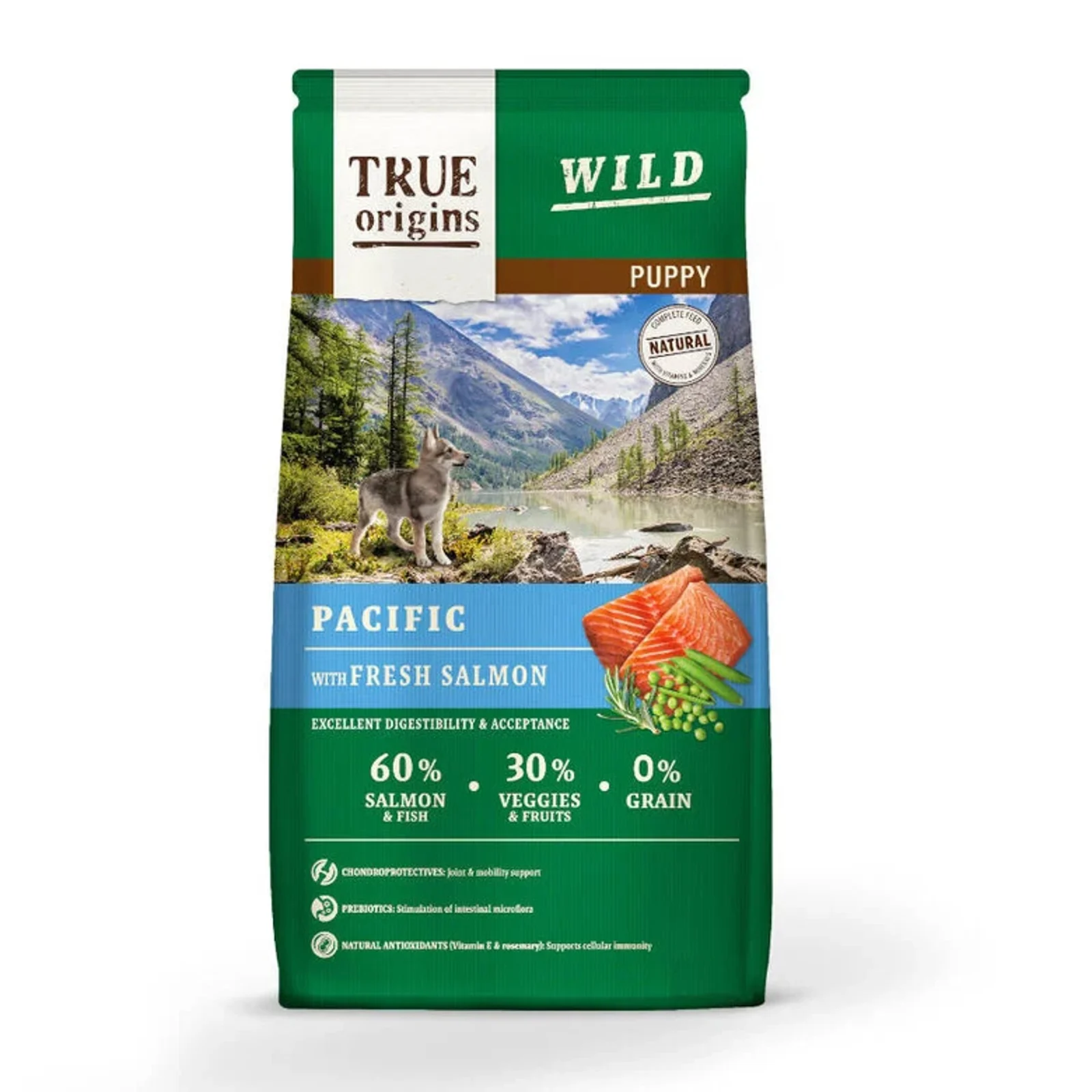 True Origins Wild - Croquettes Saumon pour Chiots