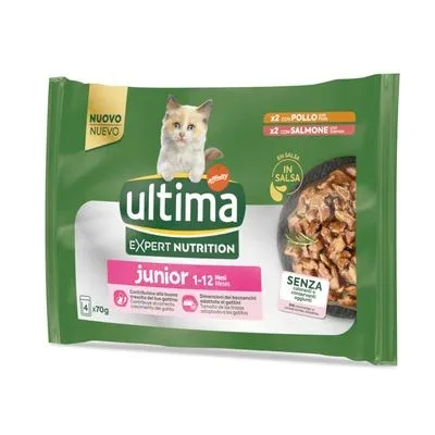Ultima Expert Nutrition Junior poulet, saumon