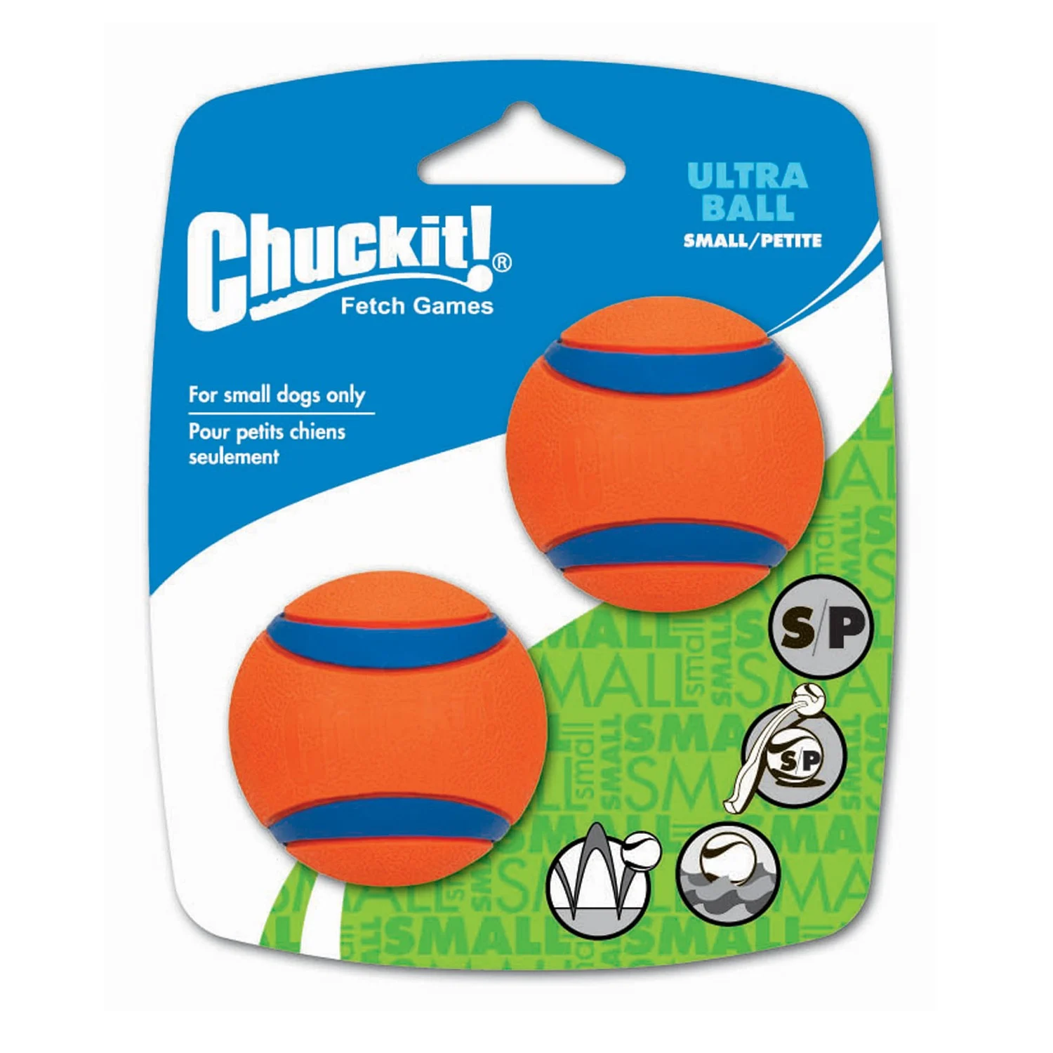 Ultra Balle pour chiens, Chuckit, paquet de 2