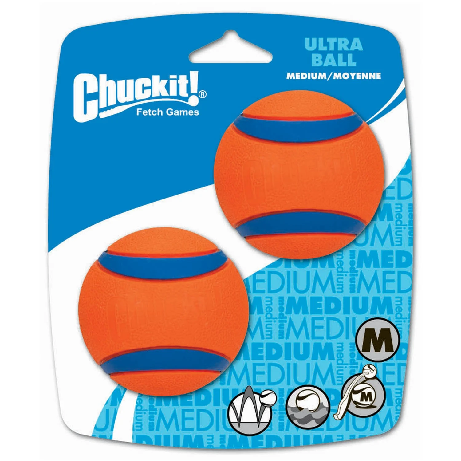 Ultra Balle pour chiens, Chuckit, paquet de 2 - Image 2