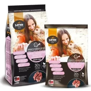 Uno Di Famiglia MicroBiota Monoprotéique Sensitive et Digestive Chiens Mini Adultes – France