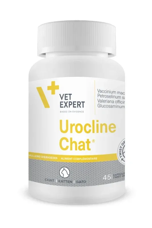 Urocline chat (45 capsules) – Vet Expert J’ai plus de croquettes