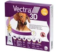 VECTRA 3D Solution Spot-On pour Chiens 1,5 – 4 kg Solution(S) 1 pc(s) – Comparez les prix et achetez sur