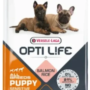 Versele-Laga Opti Life Puppy Sensitive croquettes pour chien saumon/riz Black Friday 2025 Comparez les prix sur fr