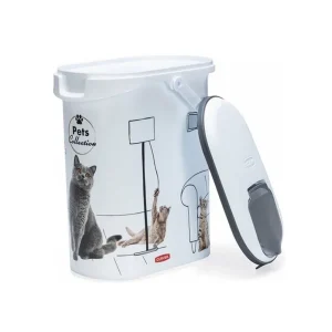 Verseuse à croquettes (10 L/4 kg) pour chat – Curver J’ai plus de croquettes