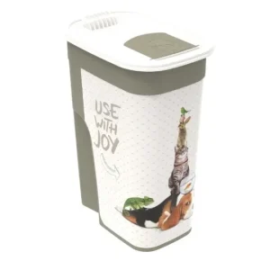 Verseuse à croquettes « Use with joy » 10 litres – Rotho Mypet J’ai plus de croquettes
