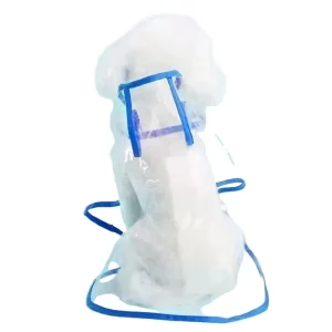 Veste de pluie transparente pour chien