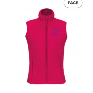 VESTE POLAIRE SANS MANCHE FUSCHIA – La boutique de l’Arbalou