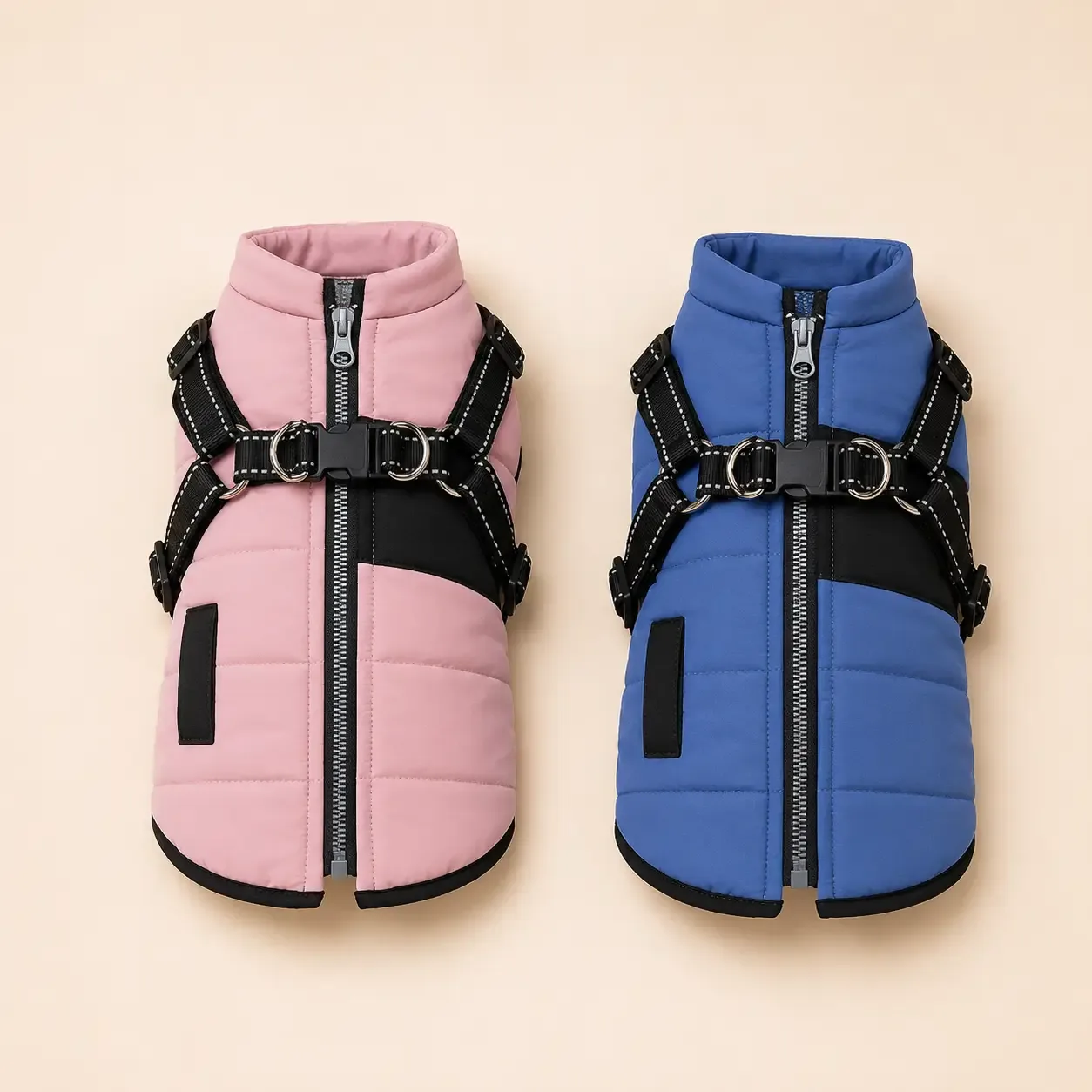 Veste réfléchissant sans manches caniche