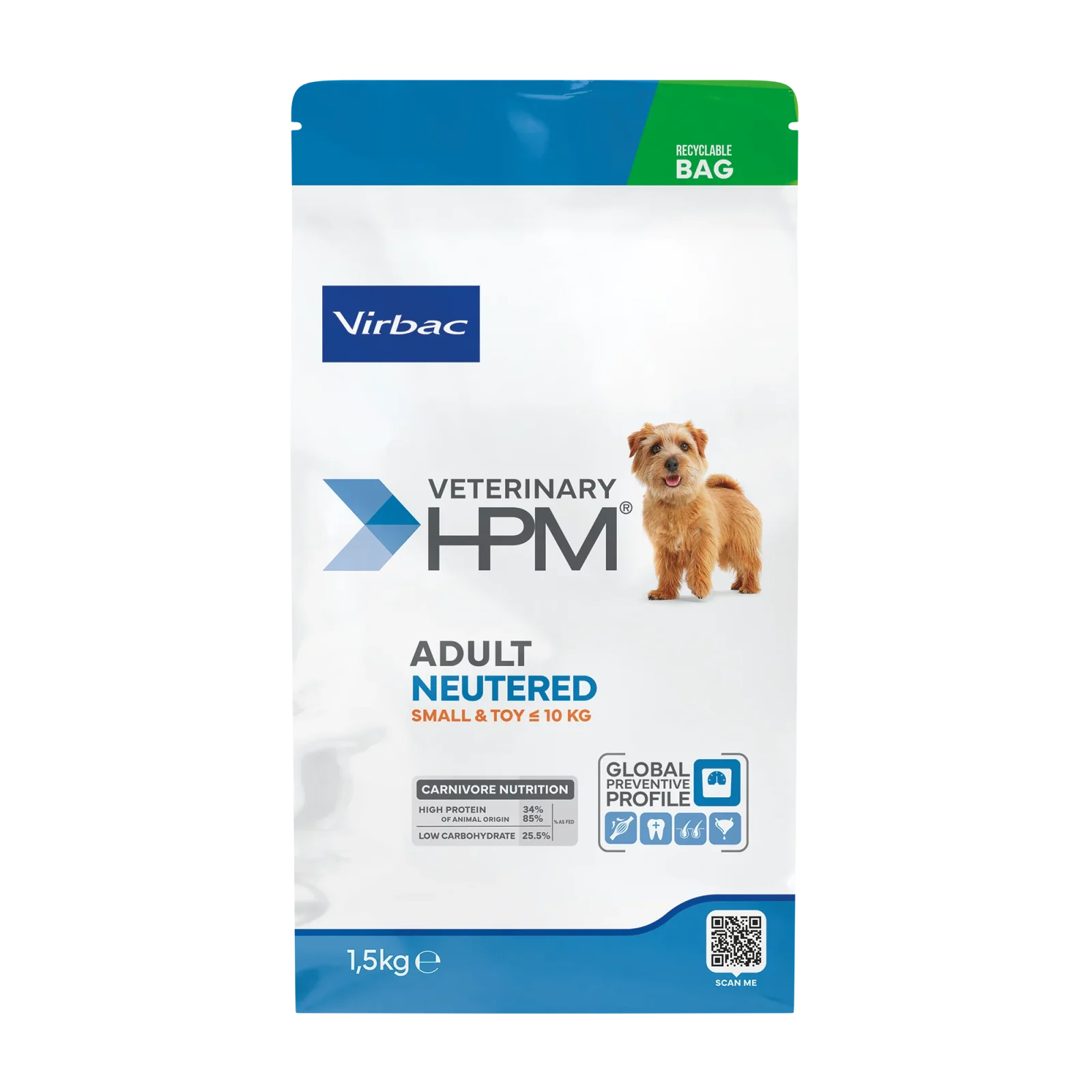 Veterinary HPM Adult Neutered Dog Small & Toy - croquettes chien - Image 2