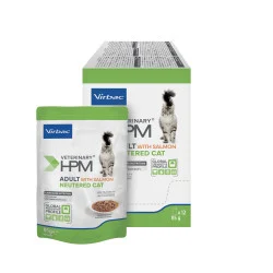 Veterinary HPM Cat Adult Neutered Salmon