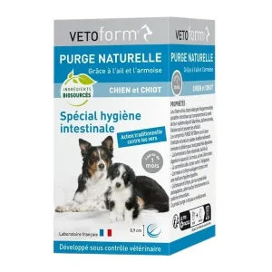 Vetoform Purge naturelle pour chiens et chiots – Hygiène intestinale