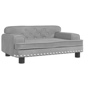 vidaXL lit pour chien Velours