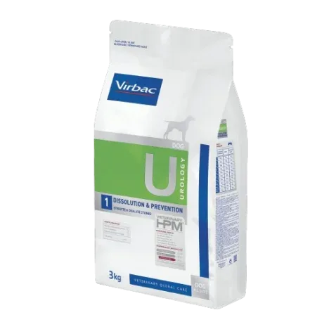 Virbac HPM U1 Urologie Dissolution & Prévention croquettes pour chiens