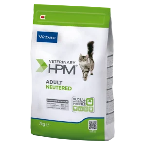 Virbac Veterinary HPM Adult with salmon Neutered & Entire Cat - croquettes chat