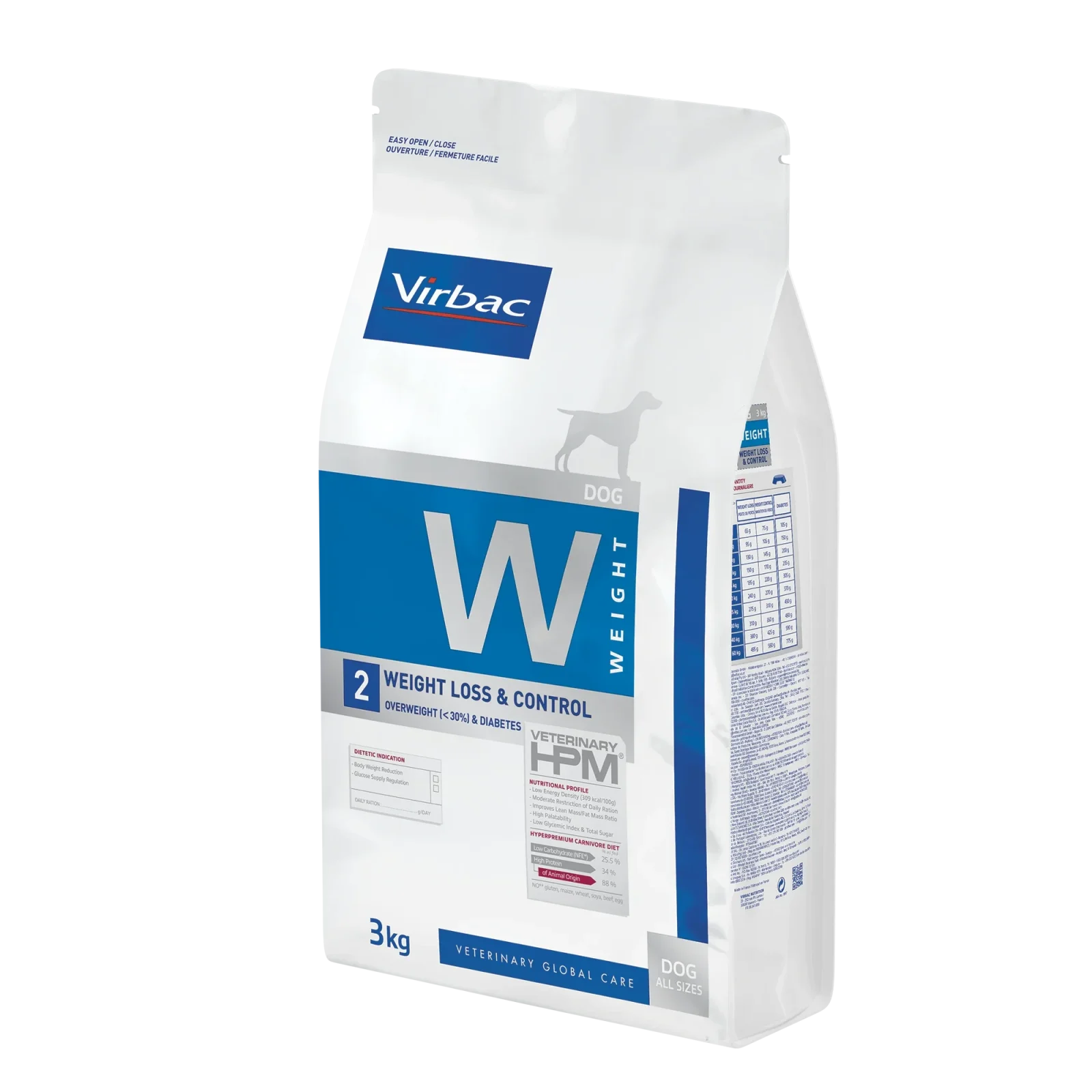 Virbac Veterinary HPM Diététique Weight Loss & Control - croquettes chien