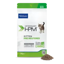 Virbac Veterinary HPM Kitten Pre Neutered pour Chaton – Croquettes Chat – Croquettes & alimentation Virbac