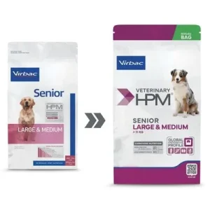 Virbac Veterinary HPM Senior Large & Medium Dog - croquettes chien