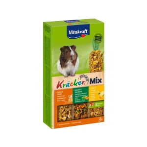 Vitakraft Kräcker Trio-Mix Cochon d'Inde - Citron, Légumes & Miel