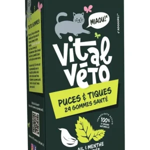 Vital Véto puces et tiques gommes à mâcher