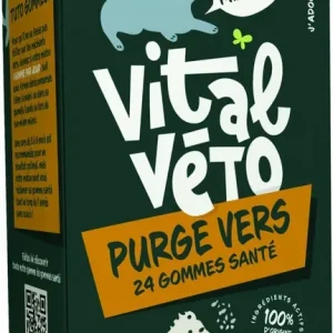 Vital Véto Purge Vers Gommes à mâcher Antiparasitaires chat - DLUO dépassée