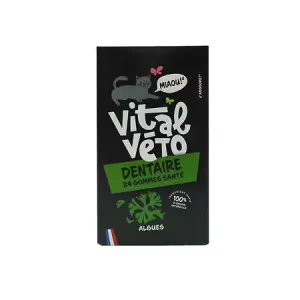 Vitalvéto Dentaire - Gommes à mâcher pour chat - Santé dentaire-DLUO dépassée