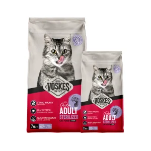 Voskes Adult Sterilized Nourriture pour Chats Stérilisés - Poulet
