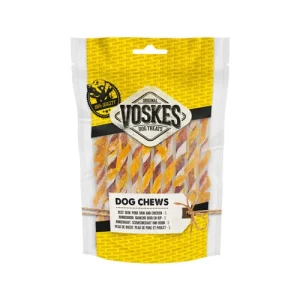 Voskes Bâtonnets de Peau de Bœuf avec Bœuf et Poulet