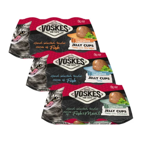 Voskes Jelly Cups Friandise pour Chats