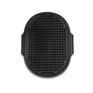 Weego Brosse en caoutchouc noir pour chats et chiens à poils courts – France