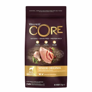 Wellness CORE - Croquettes Senior Dinde et Poulet pour Chien