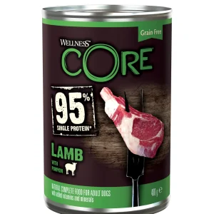 Wellness CORE - Repas Complet 95% d'Agneau pour Chien - 400g
