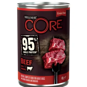 Wellness CORE - Repas Complet 95% de Bœuf pour Chien - 400g