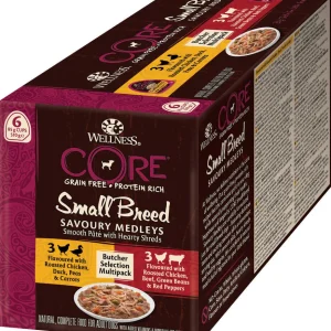 Wellness CORE - Sélection de Boucher Savoury Medleys pour Chien Petite Race - 510g