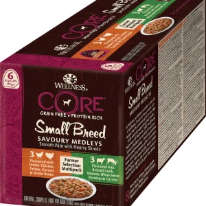Wellness CORE - Sélection de Fermier Savoury Medleys Pâté pour Chien Petite Race - 510g