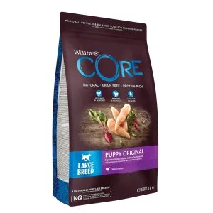 Wellness - Croquettes Large Breed Au Poulet Pour Chiens Puppy - 2,75Kg