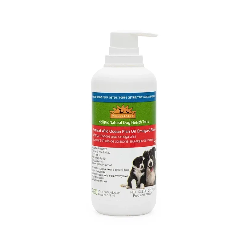 WELLY TAILS Chien Huile de Poisson & Omega 3, 400ml