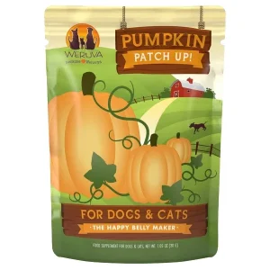 Weruva – Chien et Chat – Purée de Citrouille- Support Digestif- 2.8oz
