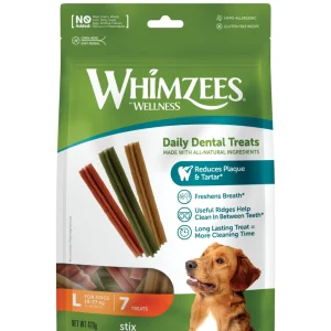 Whimzees - Friandises Stix L Daily Dental Treats Pour Chiens - x7