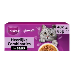 Whiskas 1+ Délicieuses Combinaisons en sauce