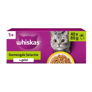 Whiskas 1+ Mixed Menu en Gelée