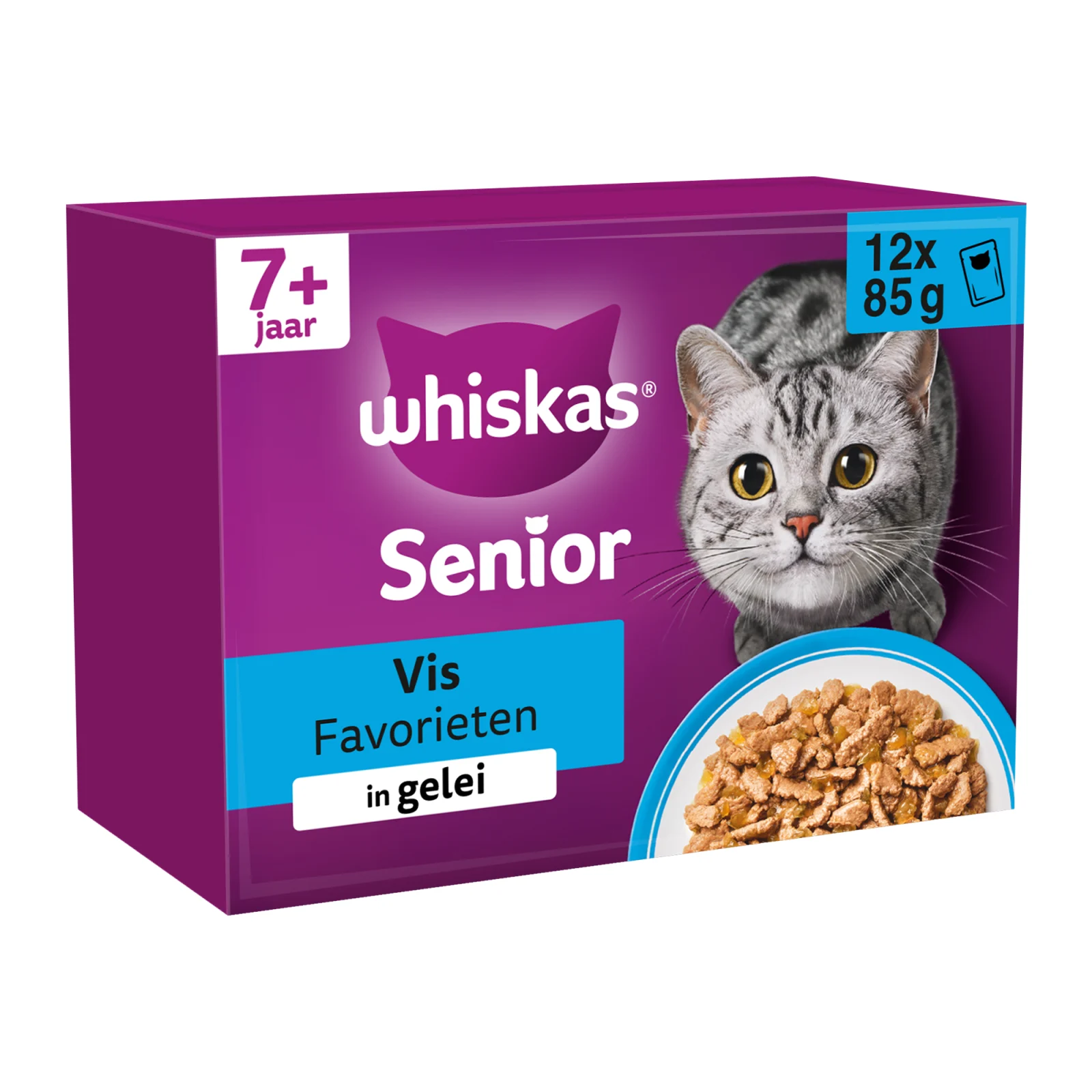Whiskas 7+ Nourriture Humide - Sélection en Gelée