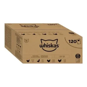 Whiskas Adult Sélection de Volaille en Gelée 120 x 85 g