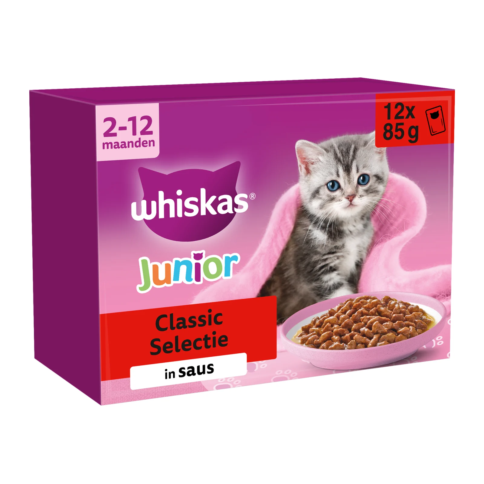 Whiskas Junior Nourriture Humide - Classic