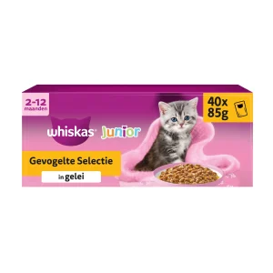 Whiskas Junior Sélection de volaille en gelée