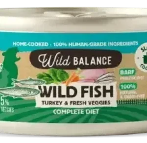 Wild Balance Menu Complet de Poisson Sauvage et de Dinde pour les Chats – France