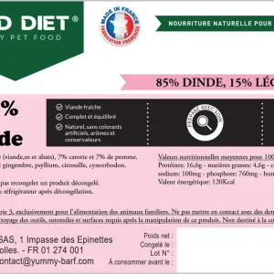 Wild Diet 100% Dinde Chien